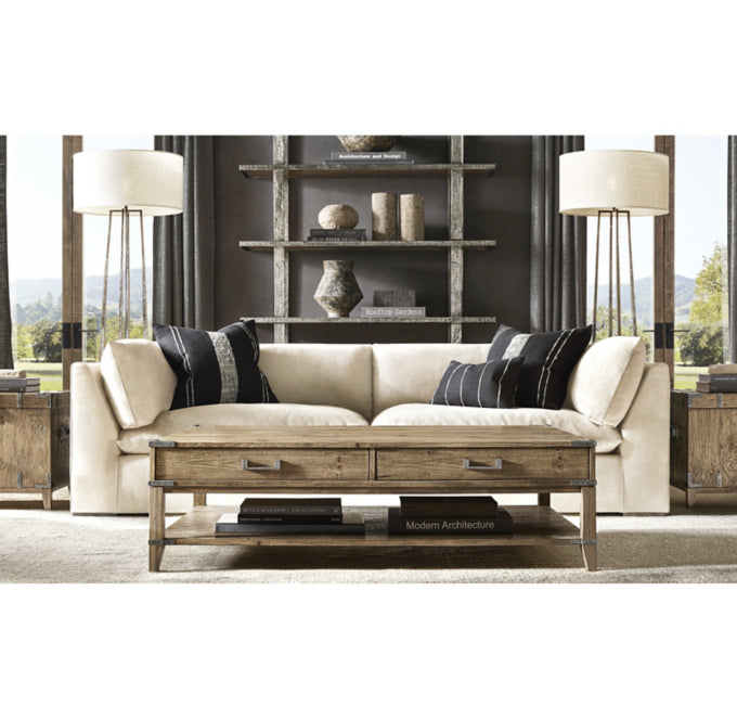 Costera Leather 2-Cushion Sofa