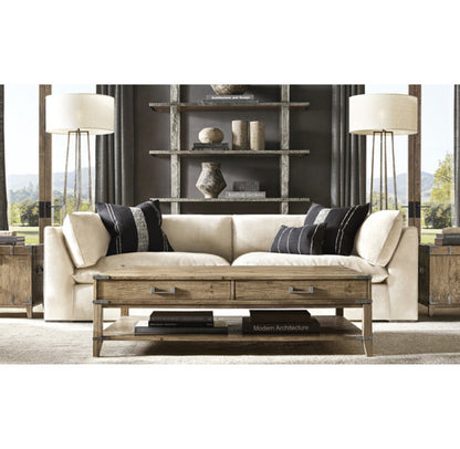 Costera Leather 2-Cushion Sofa