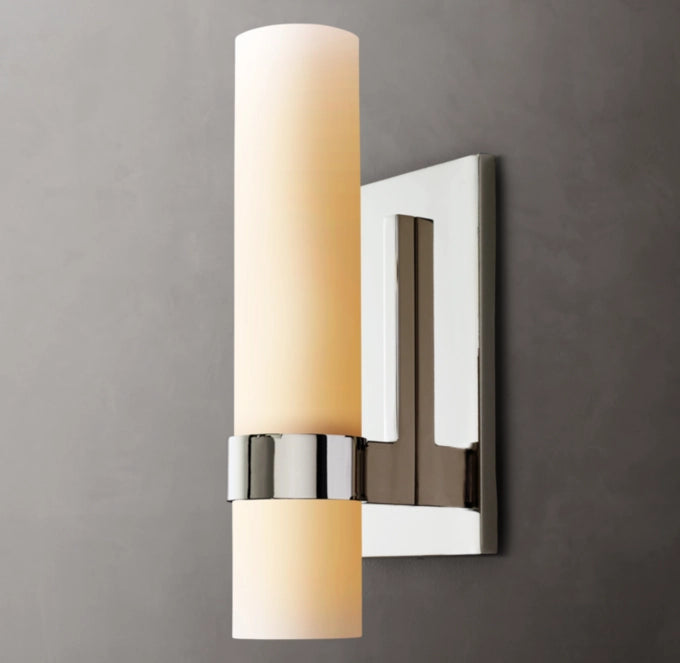 Ravelle Milk Glass Sconce