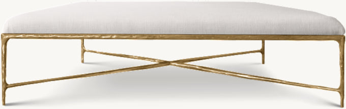 Thaddeus Fabric Square Coffee Ottoman