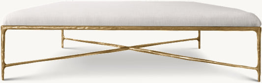 Thaddeus Fabric Square Coffee Ottoman