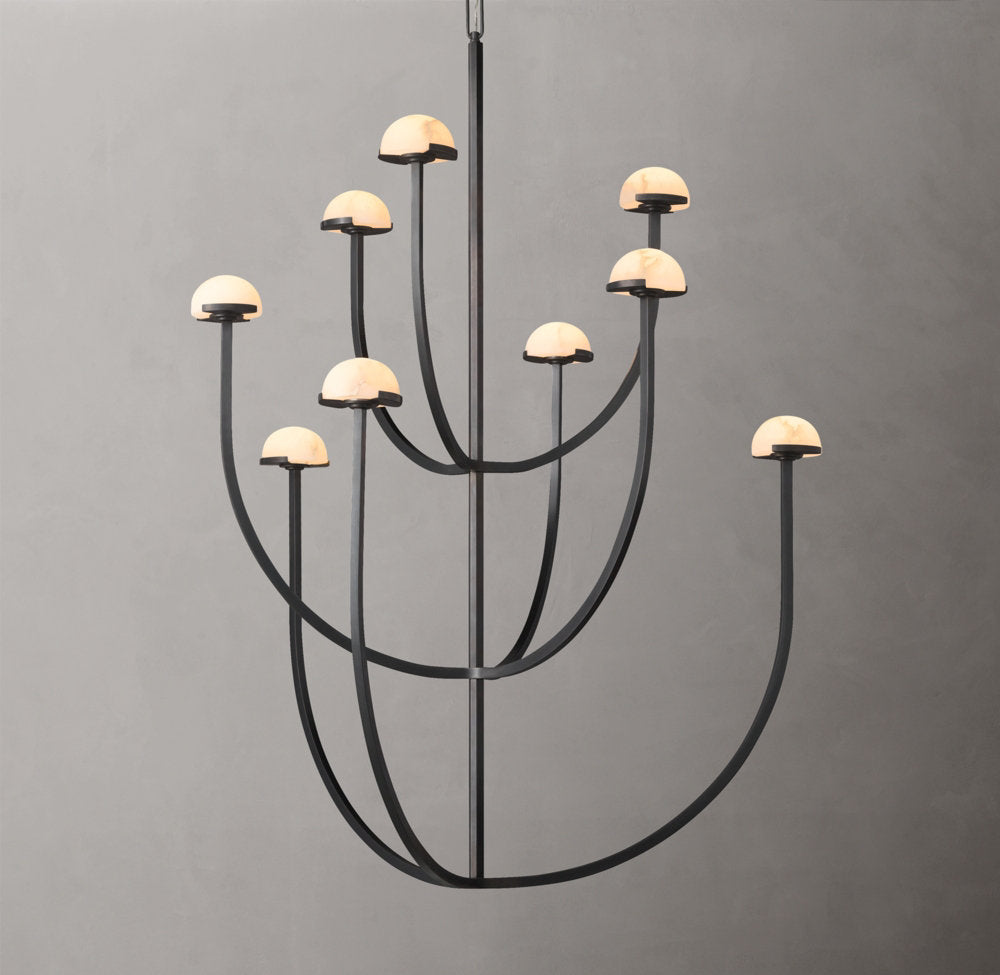 Pedra Round Chandelier 40"