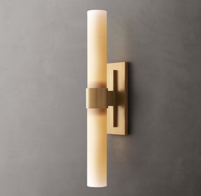 Ravelle Milk Glass Linear Sconce