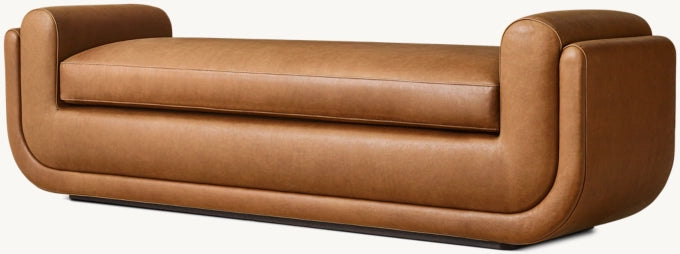 Matteo Leather Bench