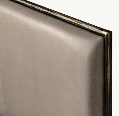 Thaddeus Leather Panel Bed