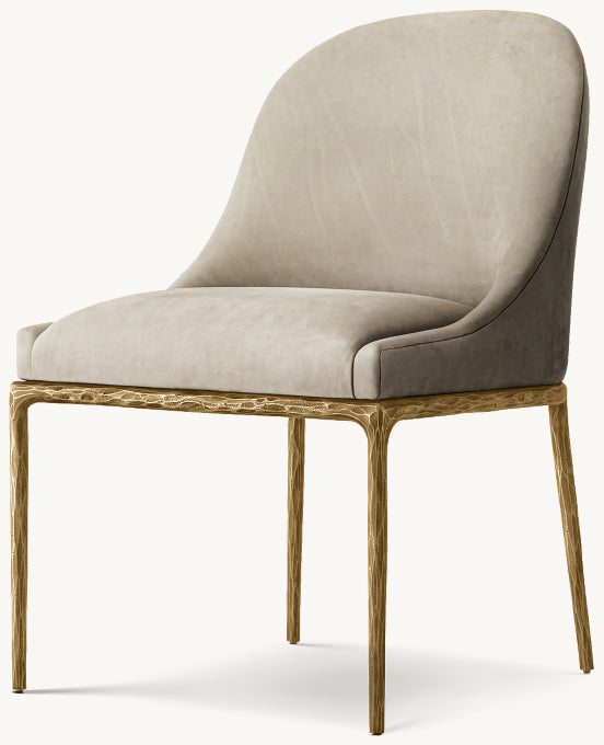 Thaddeus Slope Leather Dining Side Chair