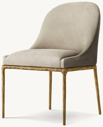 Thaddeus Slope Leather Dining Side Chair