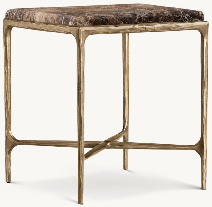 Thaddeus Marble Square Bedside Table