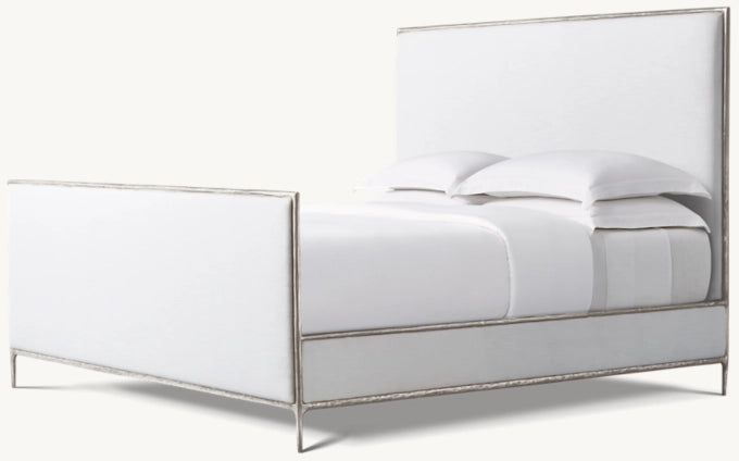 Thaddeus Fabric Panel Bed with Footboard