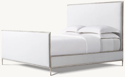 Thaddeus Fabric Panel Bed with Footboard