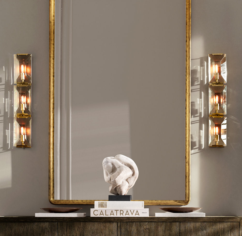 Harlow Crystal Triple Sconce