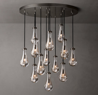 Rain Round Chandelier 36"