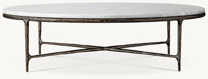 Thaddeus Marble Round Coffee Table