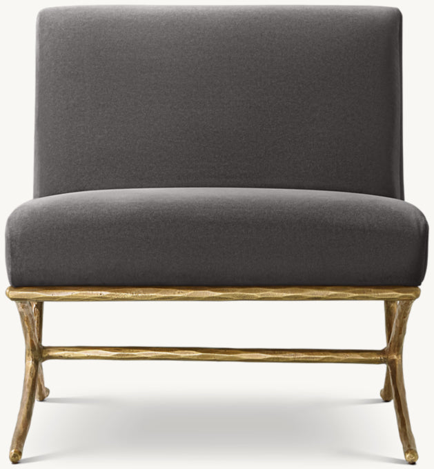 Thaddeus X-Base Slipper Chair