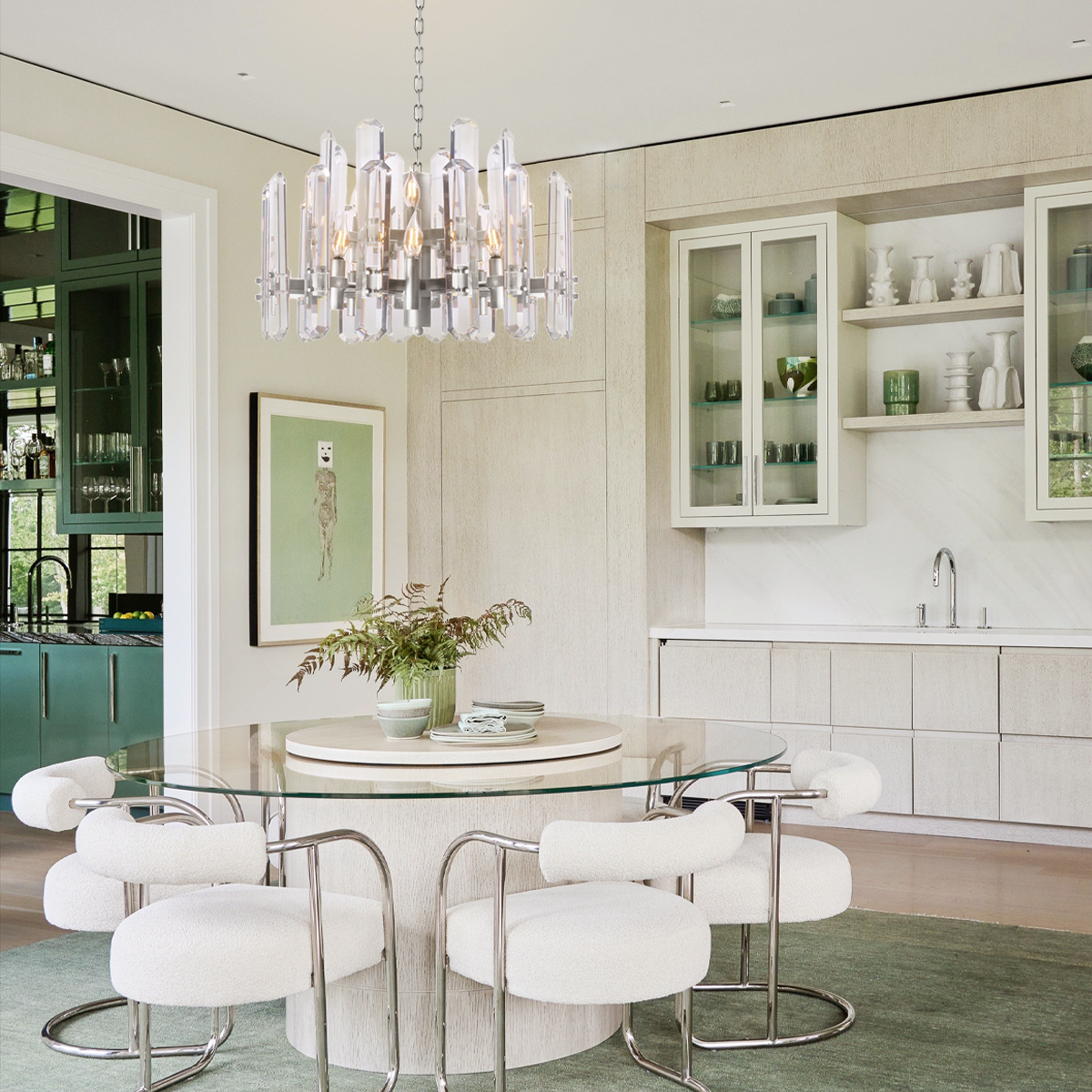 Bronte Crystal Round Chandelier