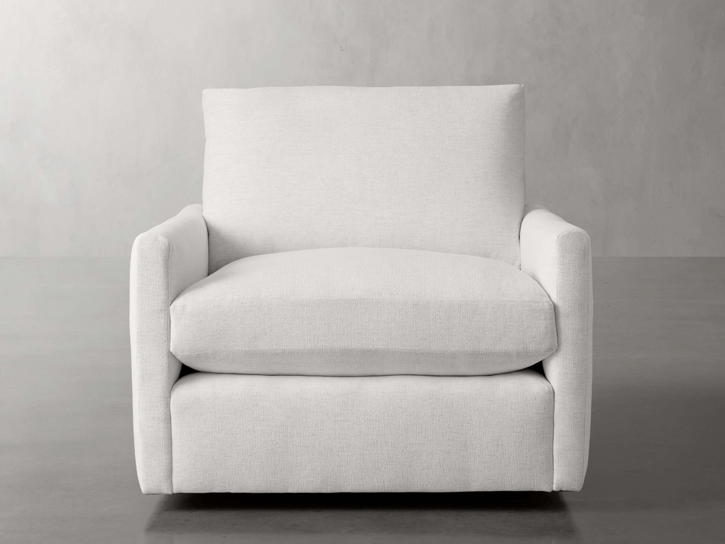 Kipton Swivel Chair in Nomad Snow