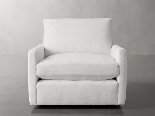 Kipton Swivel Chair in Nomad Snow