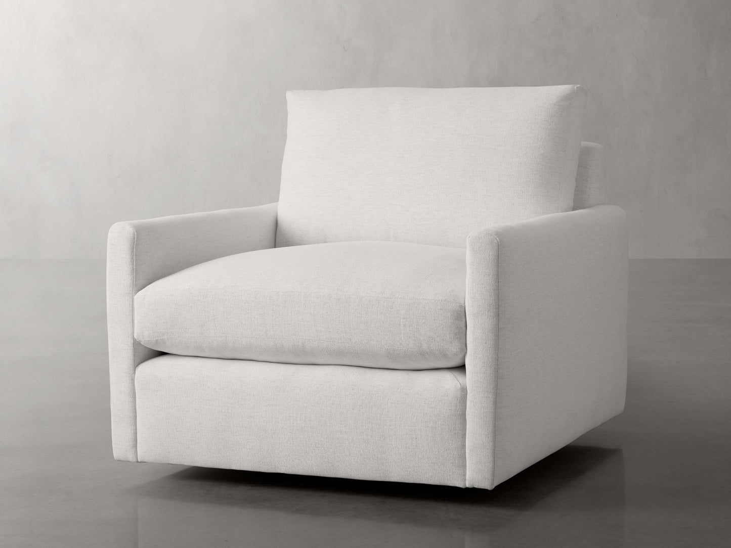 Kipton Swivel Chair in Nomad Snow