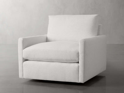 Kipton Swivel Chair in Nomad Snow