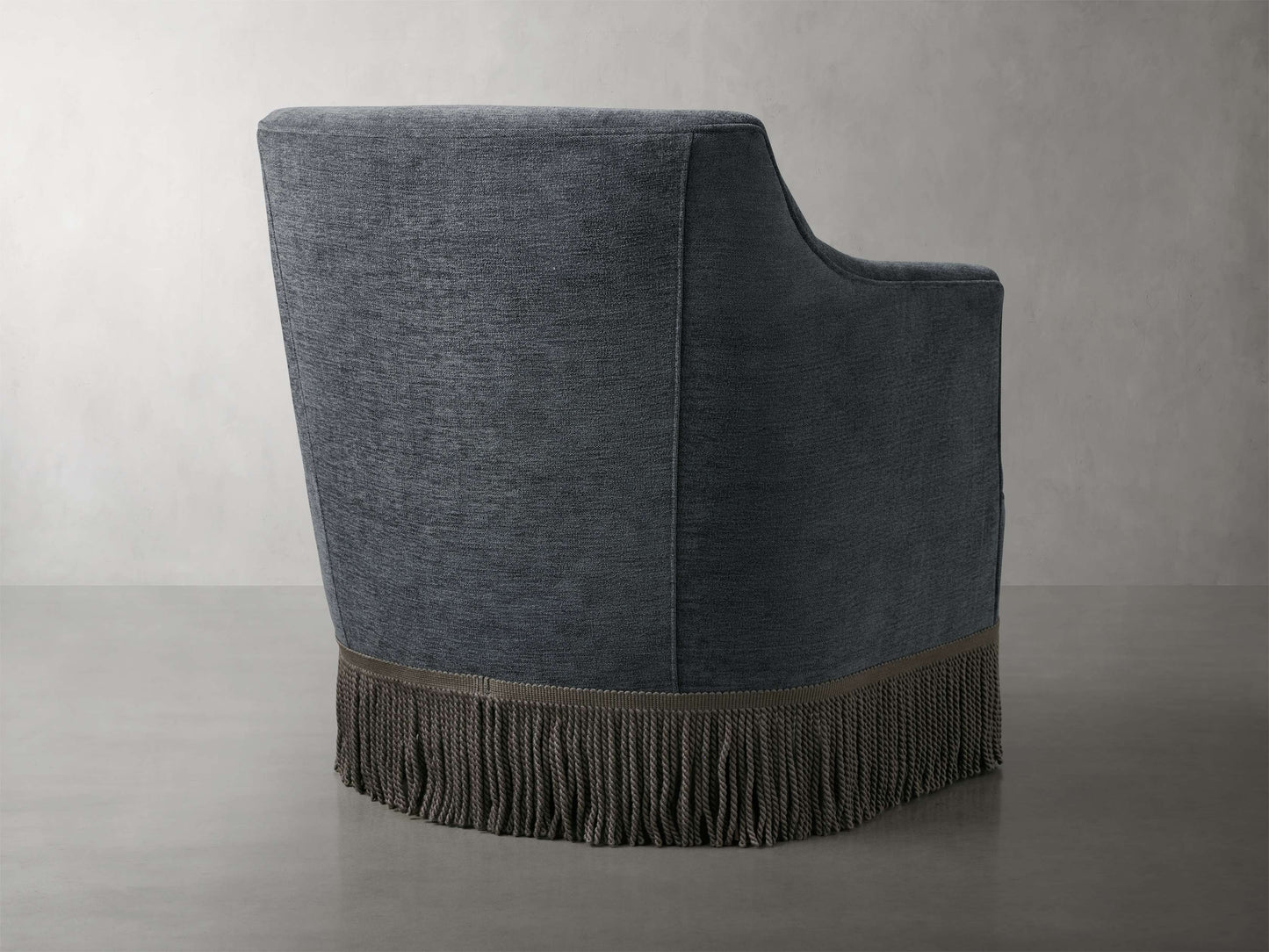 Savannah Swivel Chair with Fringe
