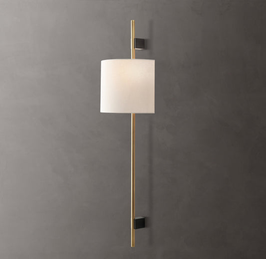 Vela Round Bar Sconce - Round Shade