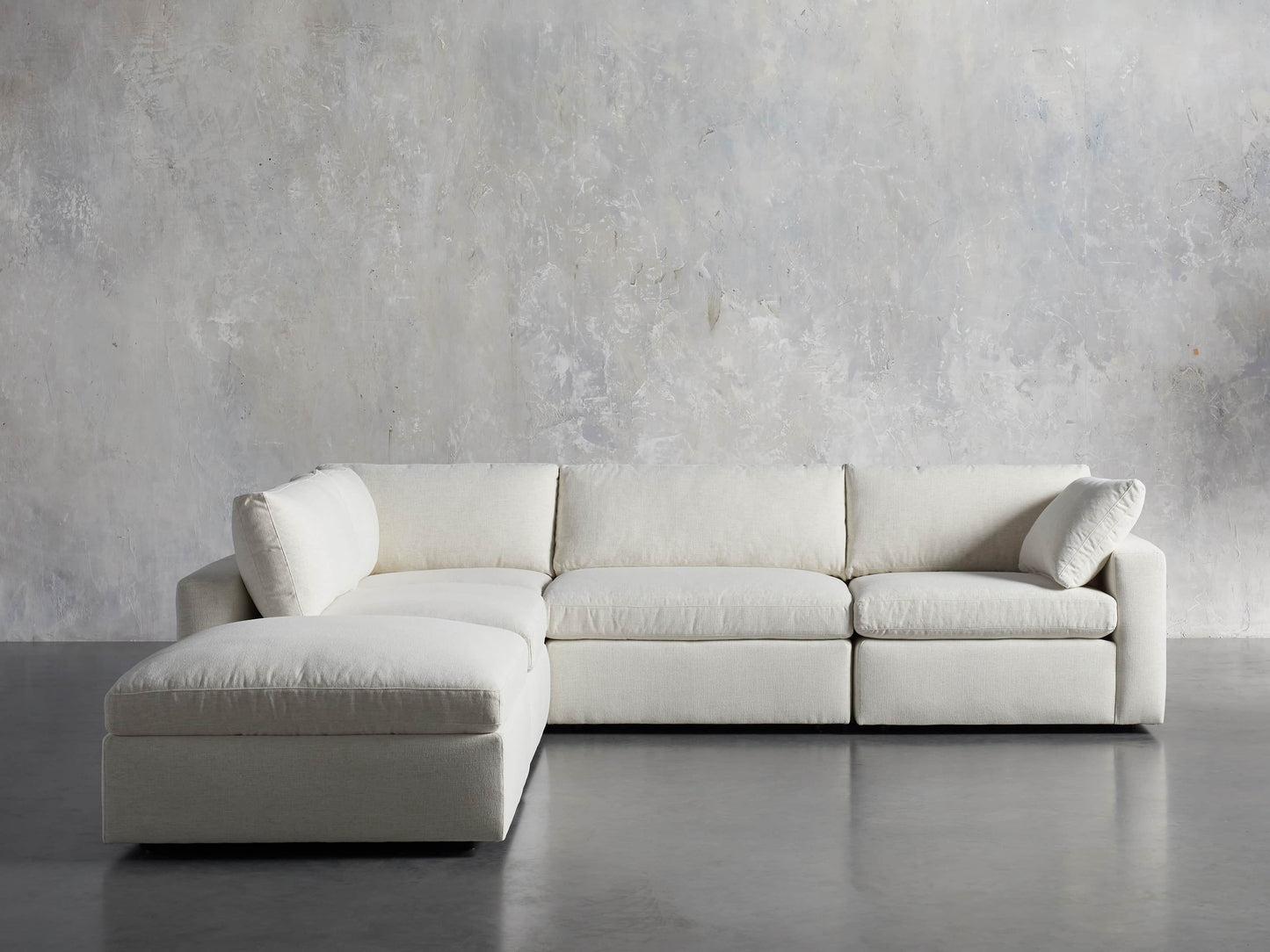 Beale Five-Piece Sectional with Ottoman