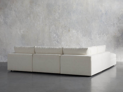 Beale Five-Piece Sectional with Ottoman