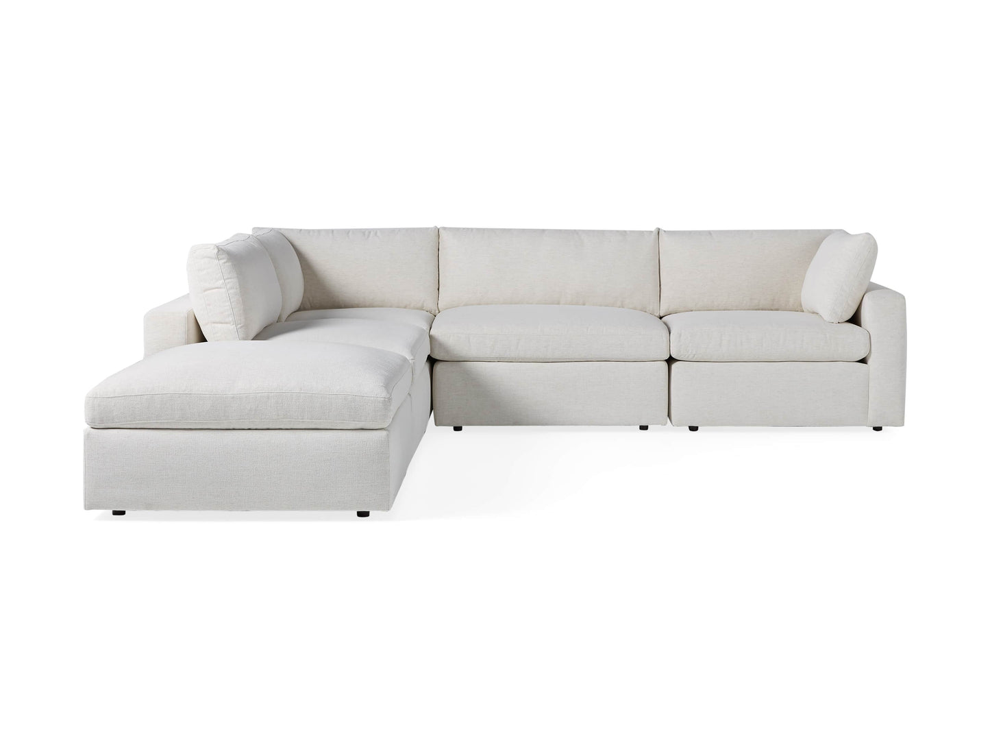 Beale Five-Piece Sectional with Ottoman