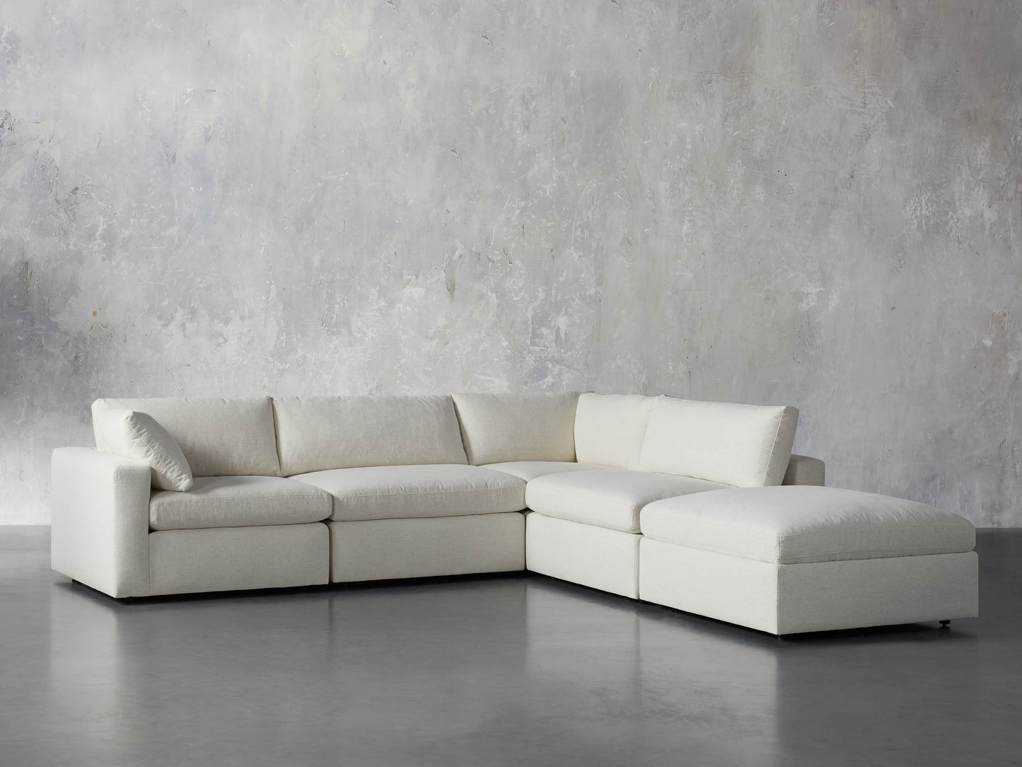 Beale Five-Piece Sectional with Ottoman