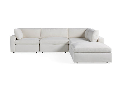 Beale Five-Piece Sectional with Ottoman