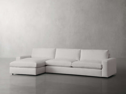 Kipton Wide Arm Two-Piece Chaise Sectional