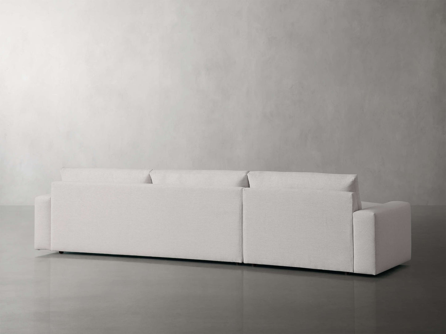 Kipton Wide Arm Two-Piece Chaise Sectional