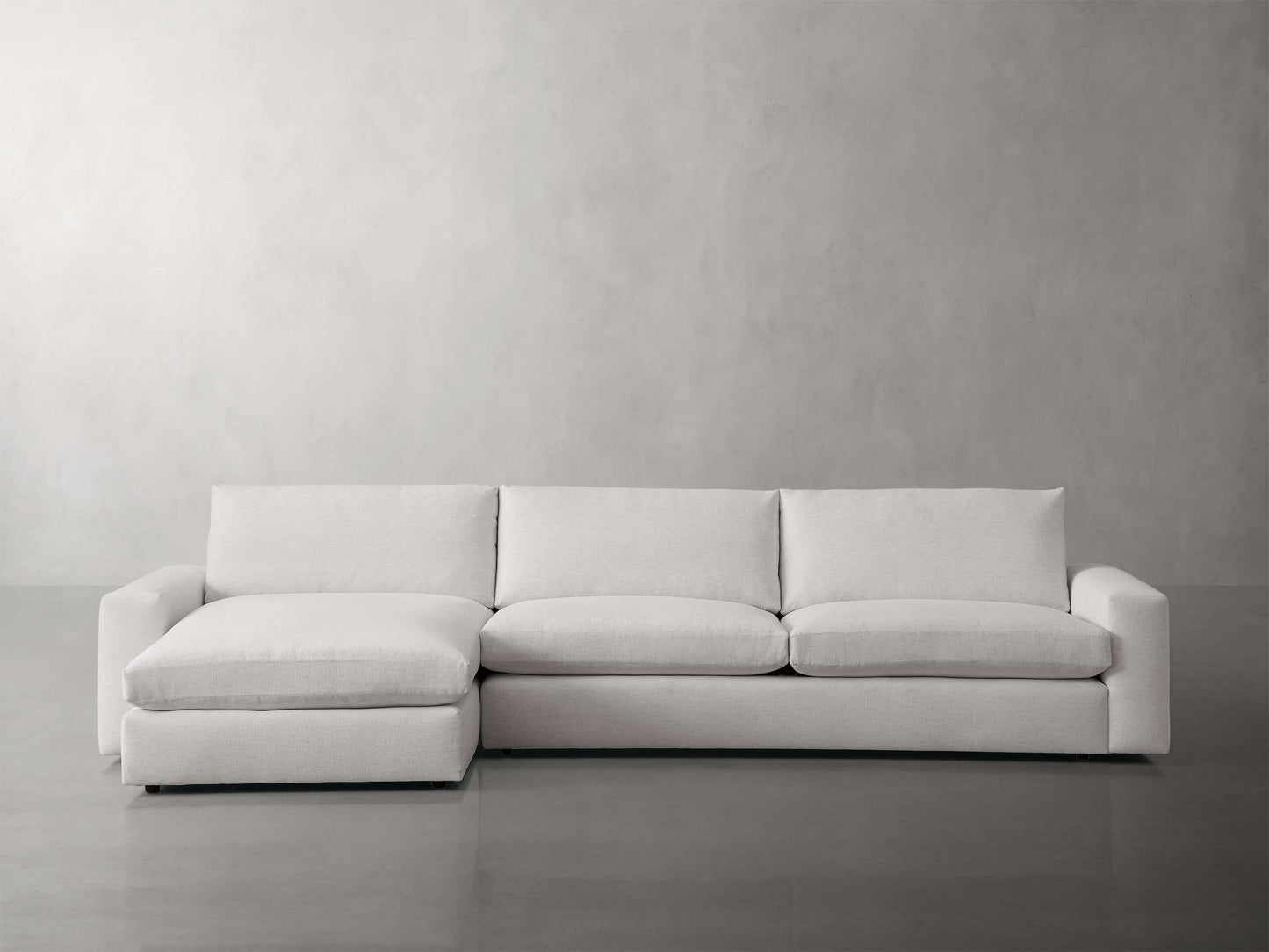 Kipton Wide Arm Two-Piece Chaise Sectional