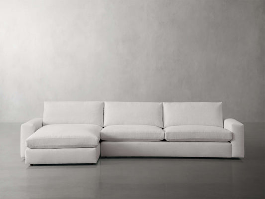 Kipton Wide Arm Two-Piece Chaise Sectional