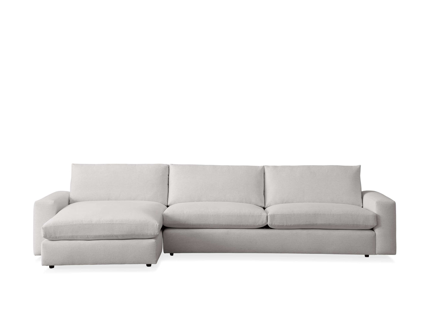 Kipton Wide Arm Two-Piece Chaise Sectional