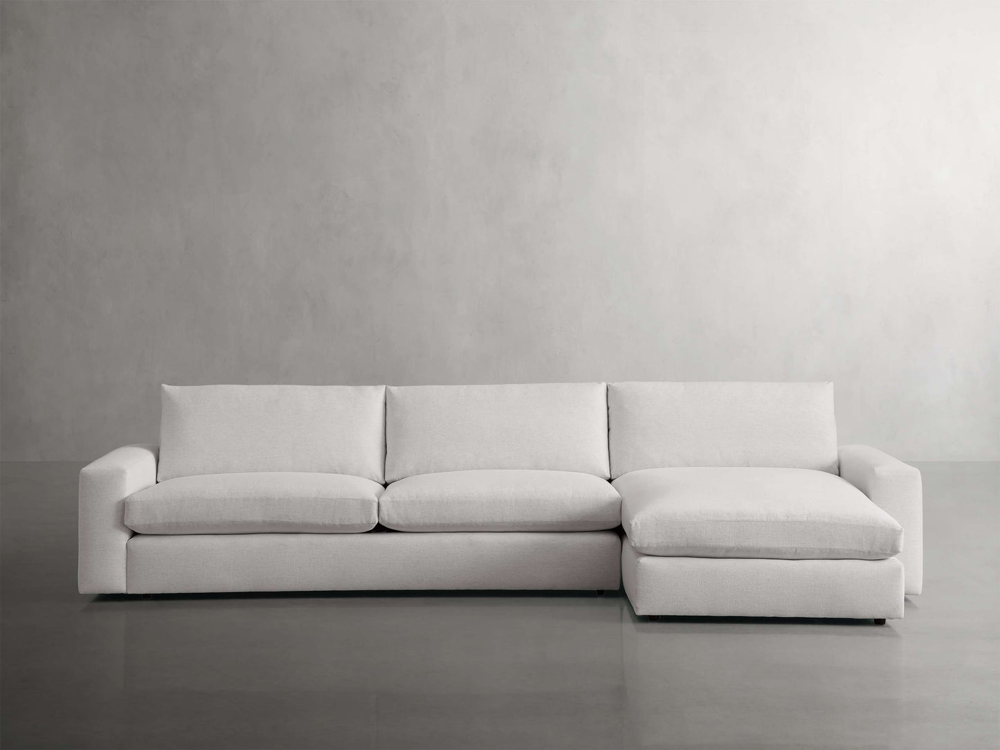 Kipton Wide Arm Two-Piece Chaise Sectional