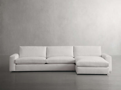 Kipton Wide Arm Two-Piece Chaise Sectional