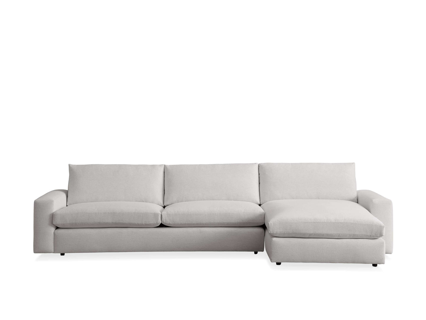 Kipton Wide Arm Two-Piece Chaise Sectional