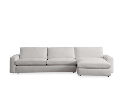 Kipton Wide Arm Two-Piece Chaise Sectional