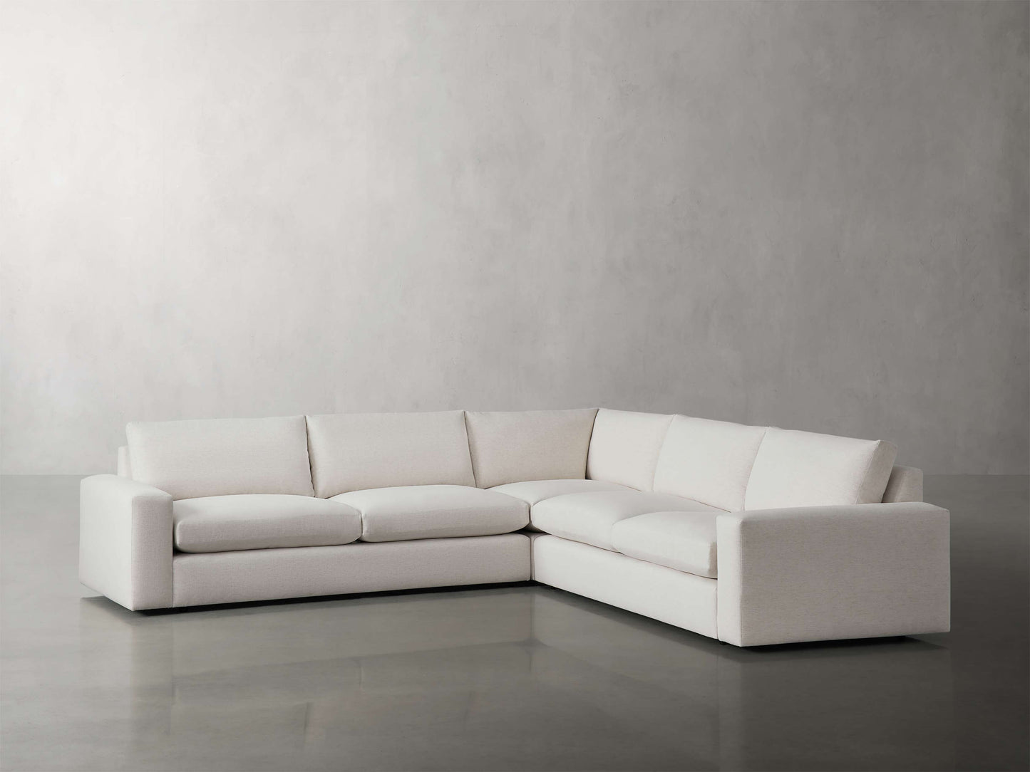 Kipton Wide Arm Three-Piece Corner Sectional