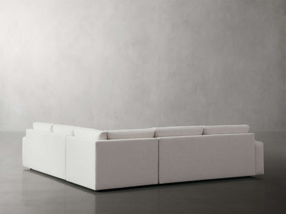 Kipton Wide Arm Three-Piece Corner Sectional