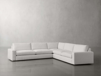 Kipton Wide Arm Three-Piece Corner Sectional