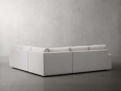 Kipton Wide Arm Three-Piece Corner Sectional