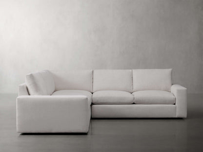 Kipton Wide Arm Three-Piece Corner Sectional