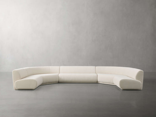 Gianni Five Piece Curved Sectional