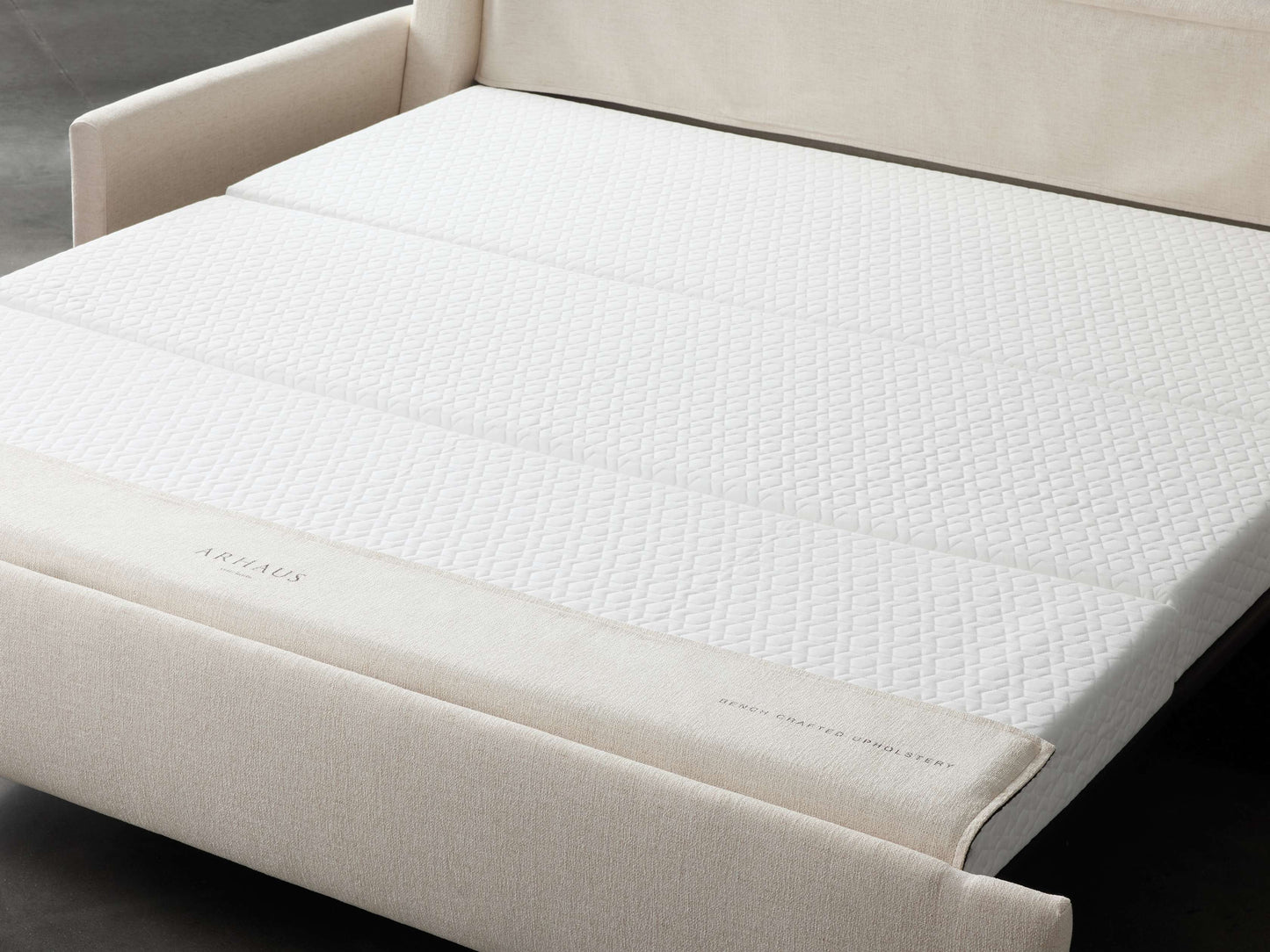 Kipton Luxury King Sleeper Sofa in Wiley Parchment