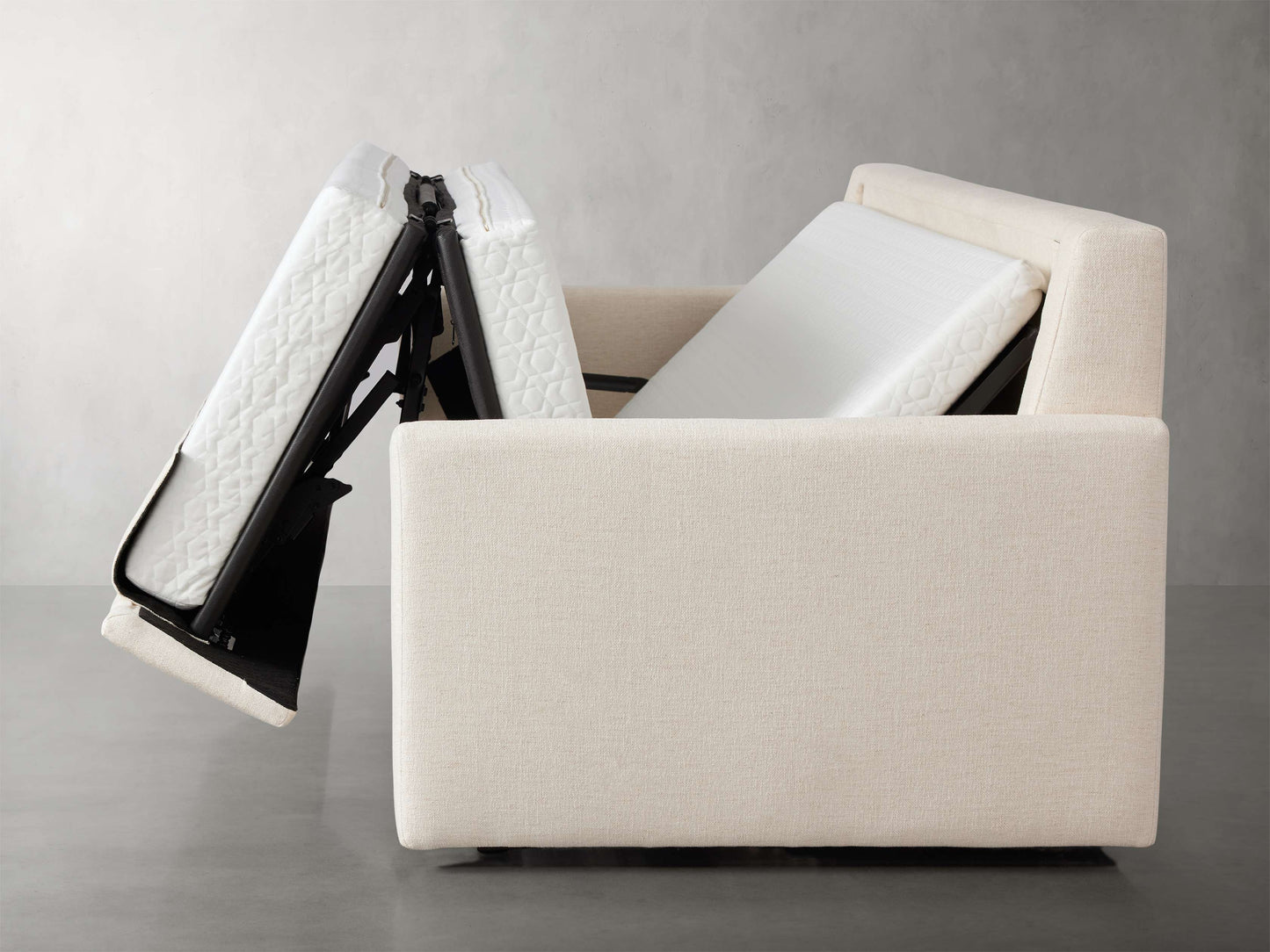 Kipton Luxury King Sleeper Sofa in Wiley Parchment