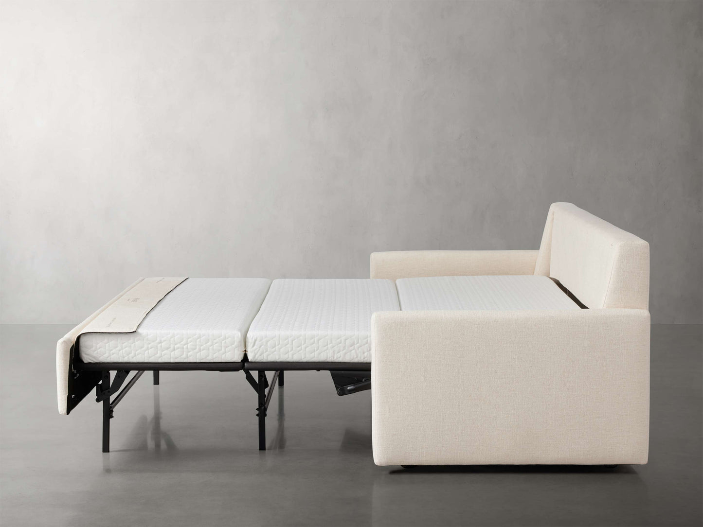 Kipton Luxury King Sleeper Sofa in Wiley Parchment