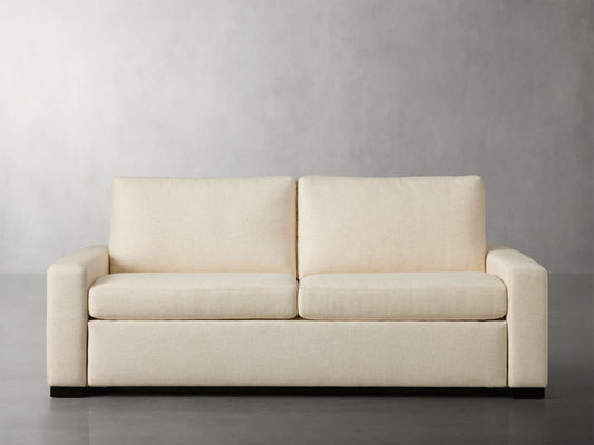 Remington Luxury King Sleeper Sofa in Wiley Parchment