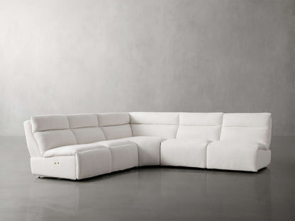 Rowland Tailored Five Piece Armless Motion Corner Sectional